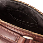 Sac bandoulière homme cuir pleine fleur 2 compartiments PAUL