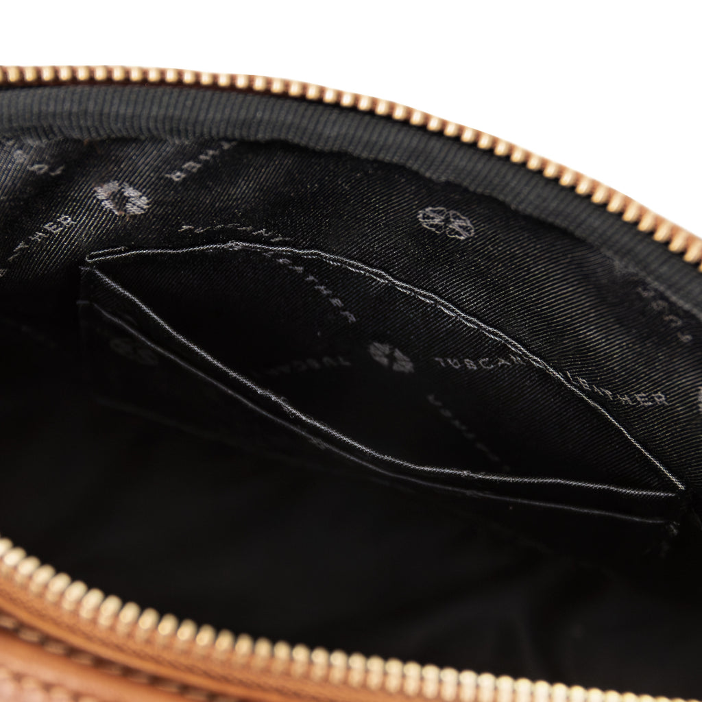 Sac bandoulière homme cuir pleine fleur 2 compartiments PAUL