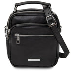 Sac bandoulière homme cuir pleine fleur 2 compartiments PAUL