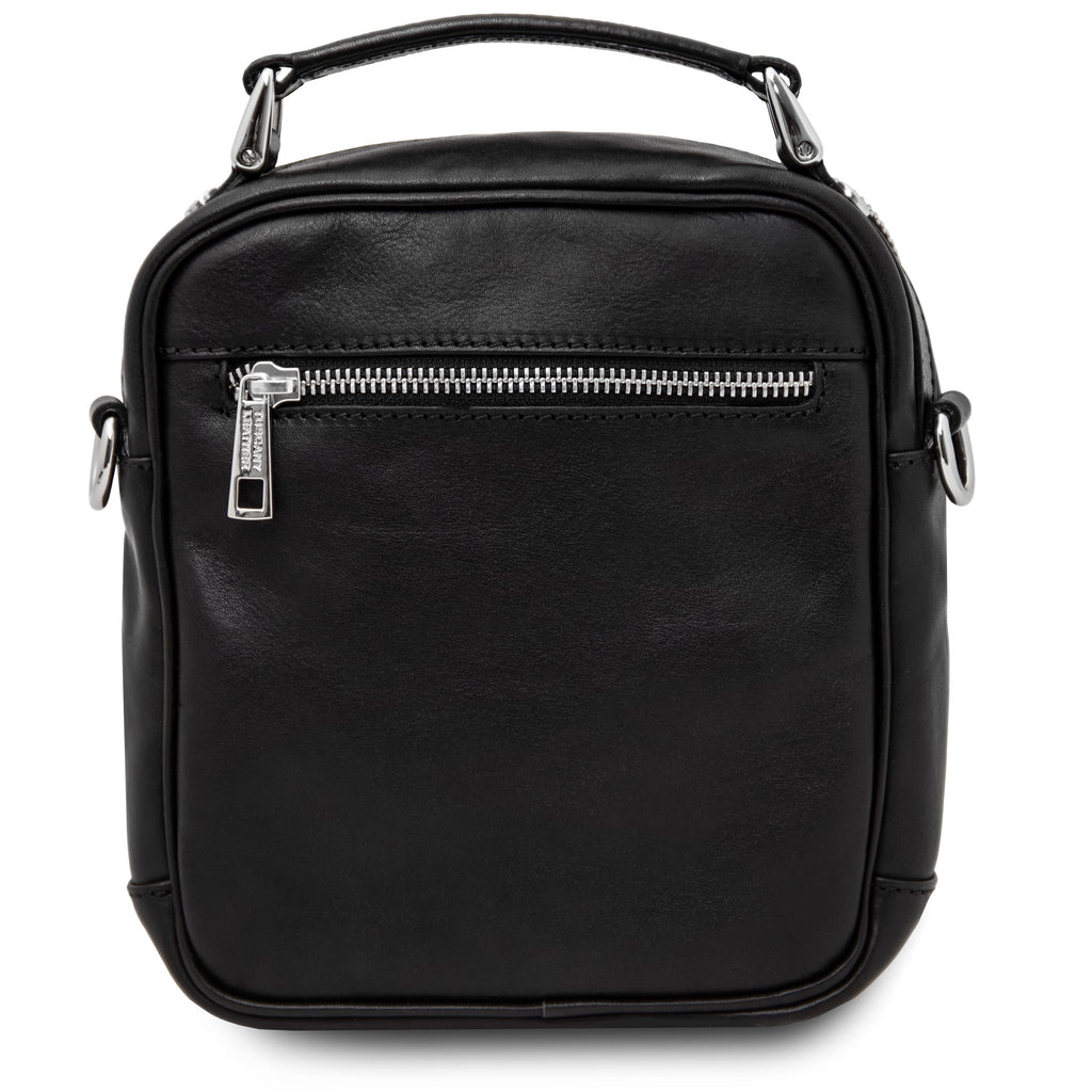Sac bandoulière homme cuir pleine fleur 2 compartiments PAUL