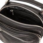 Sac bandoulière homme cuir pleine fleur 2 compartiments PAUL