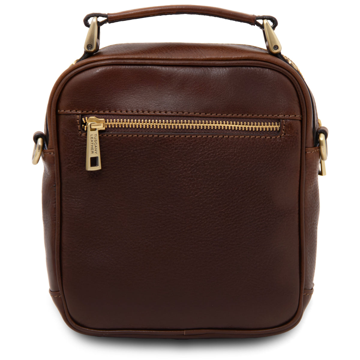 Sac bandoulière homme cuir pleine fleur 2 compartiments PAUL