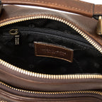 Sac bandoulière homme cuir pleine fleur 2 compartiments PAUL