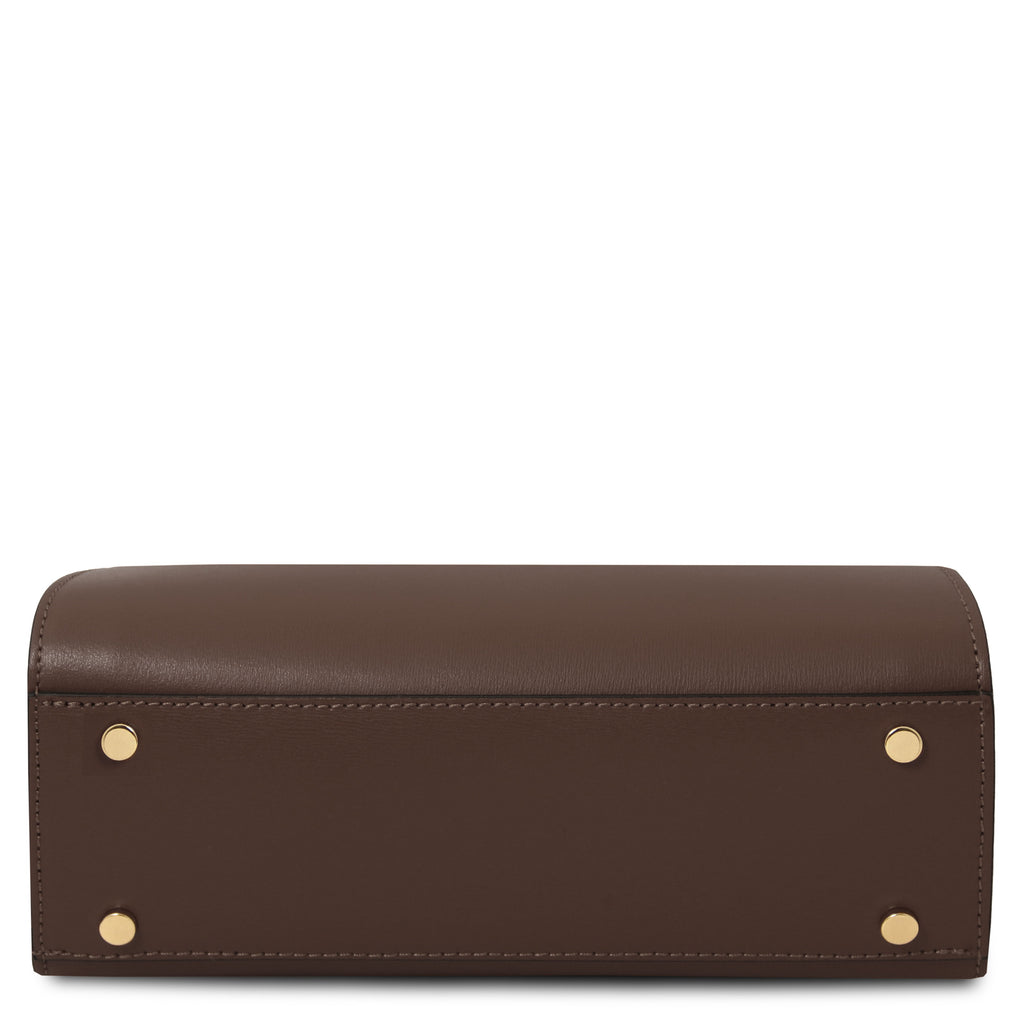 Sac à main femme MAISY compact en cuir à fermoir ceinture