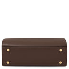 Sac à main femme MAISY compact en cuir à fermoir ceinture