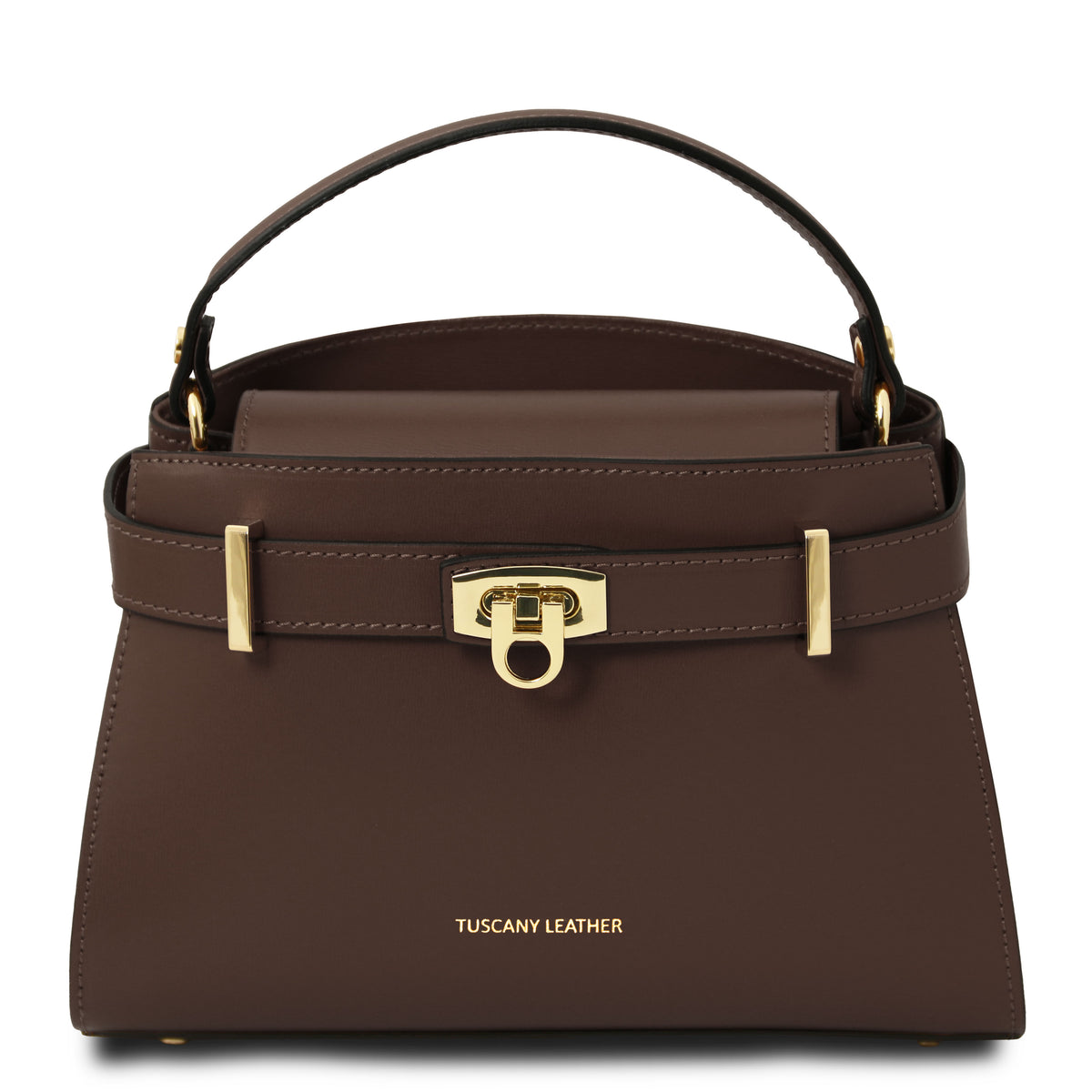 Sac à main femme MAISY compact en cuir à fermoir ceinture