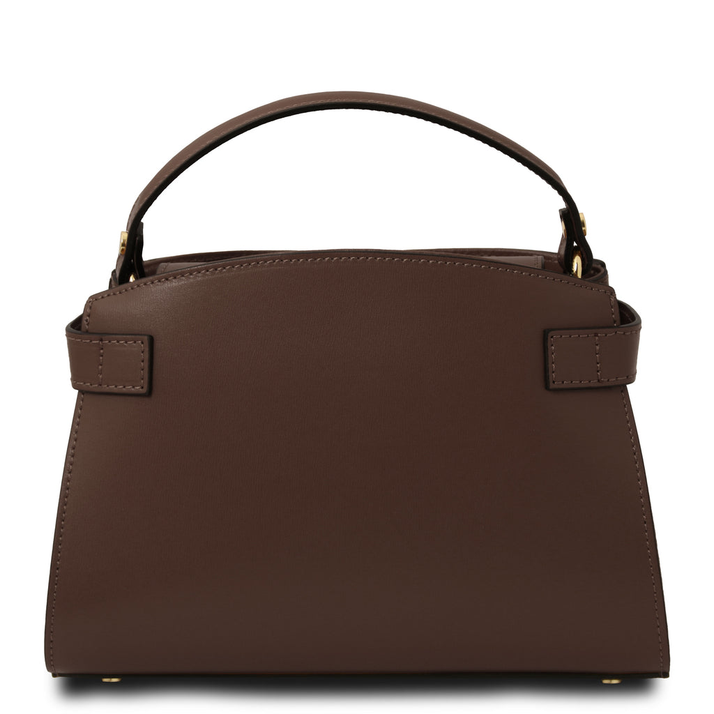 Sac à main femme MAISY compact en cuir à fermoir ceinture