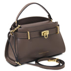 Sac à main femme MAISY compact en cuir à fermoir ceinture