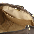 Sac à main femme MAISY compact en cuir à fermoir ceinture