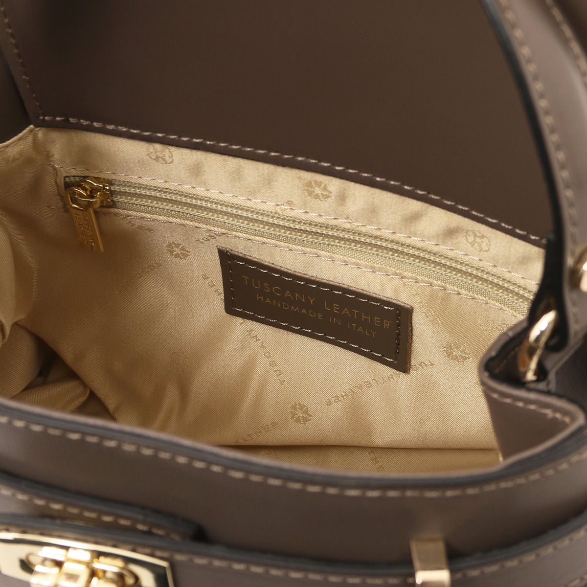 Sac à main femme MAISY compact en cuir à fermoir ceinture