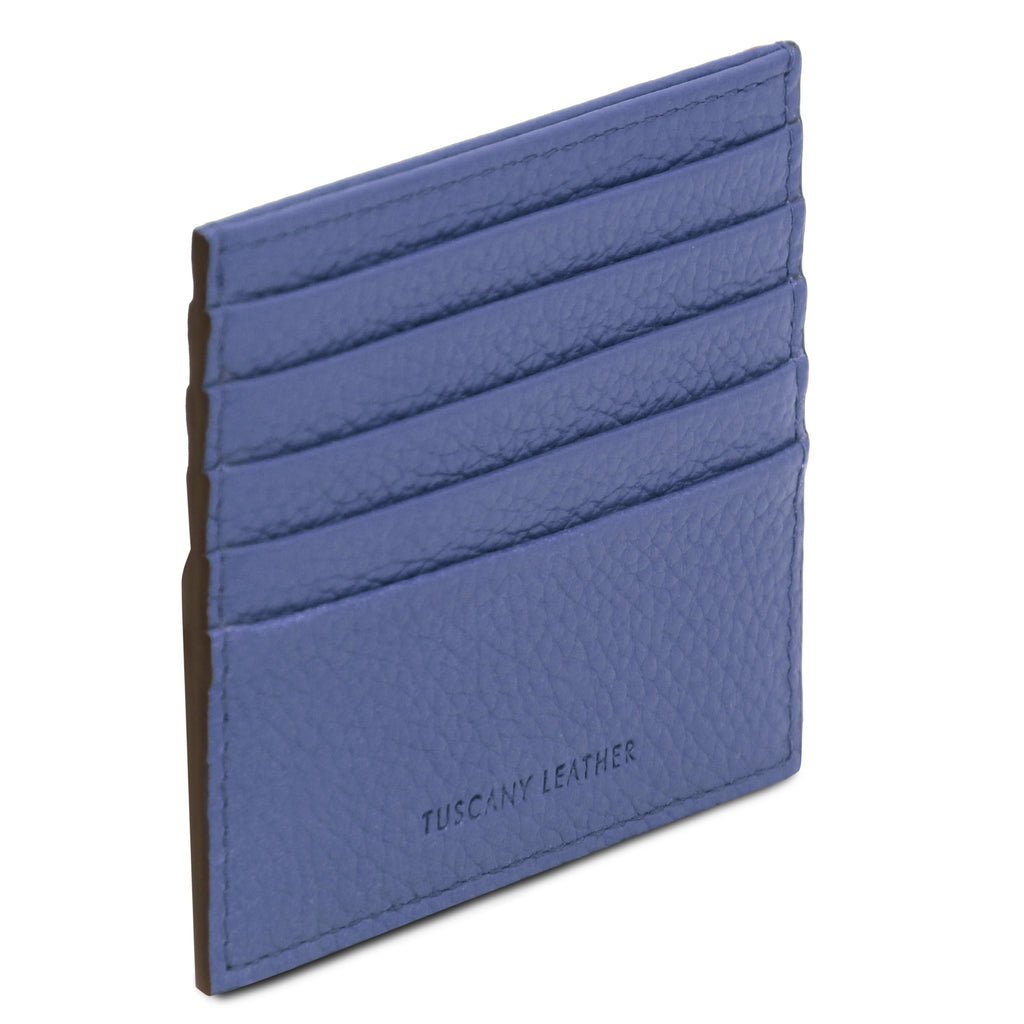 Porte-cartes homme DIECI en cuir grainé 10 cartes