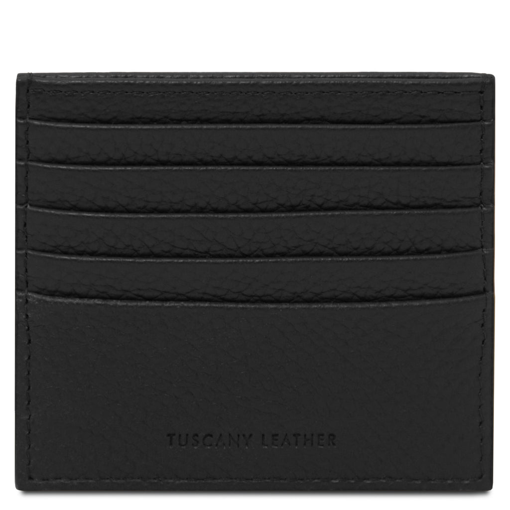 Porte-cartes homme DIECI en cuir grainé 10 cartes