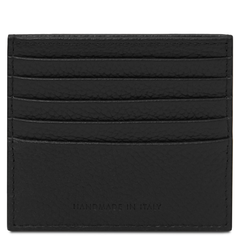 Porte-cartes homme DIECI en cuir grainé 10 cartes