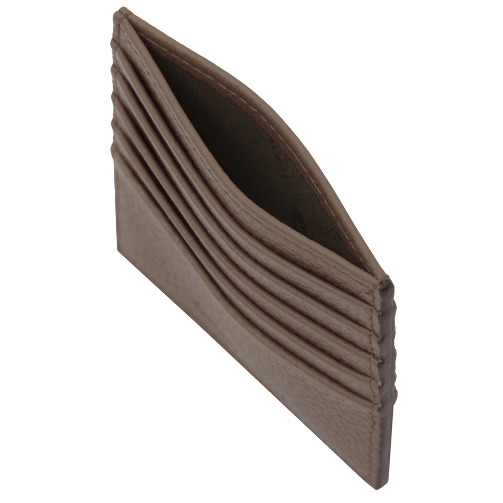 Porte-cartes homme DIECI en cuir grainé 10 cartes