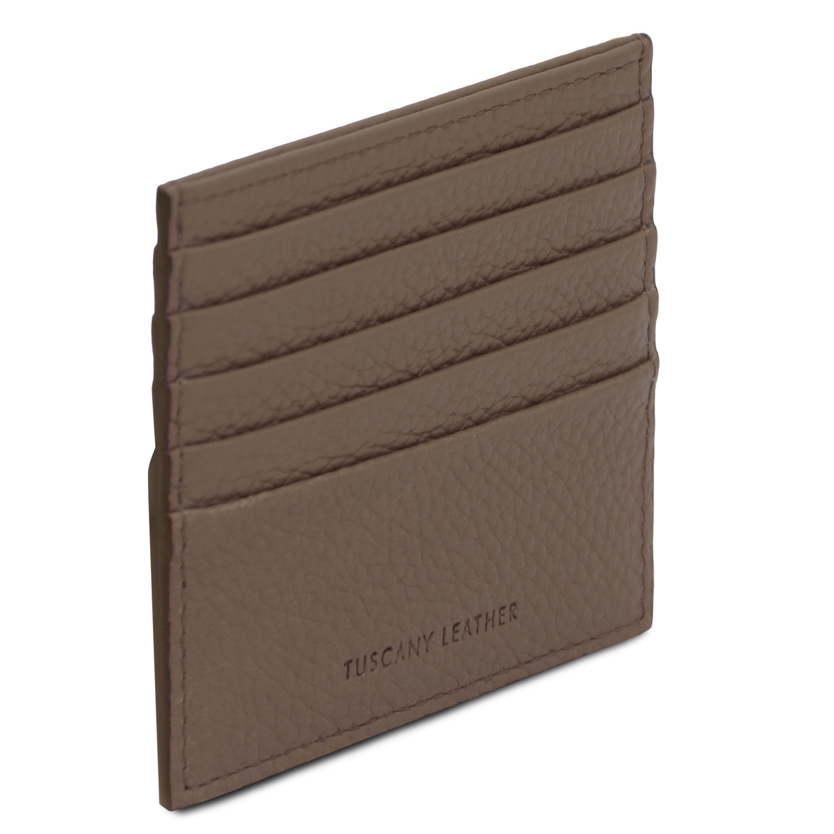 Porte-cartes homme DIECI en cuir grainé 10 cartes