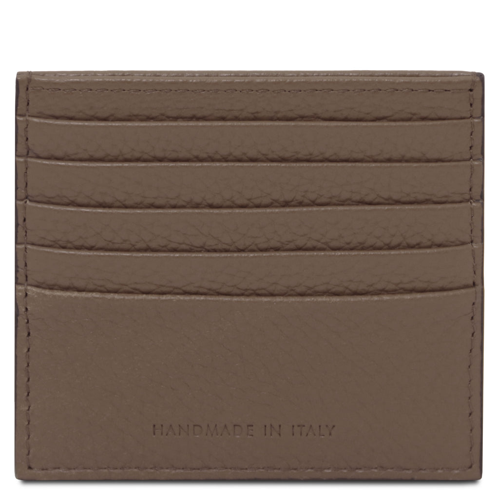 Porte-cartes homme DIECI en cuir grainé 10 cartes