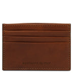 Porte-cartes homme SEI en cuir pleine fleur 6 cartes