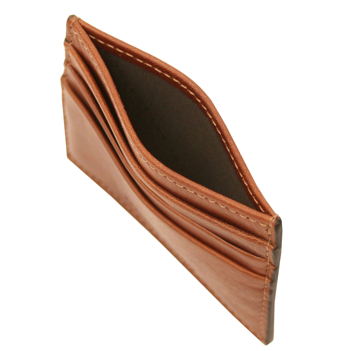 Porte-cartes homme SEI en cuir pleine fleur 6 cartes