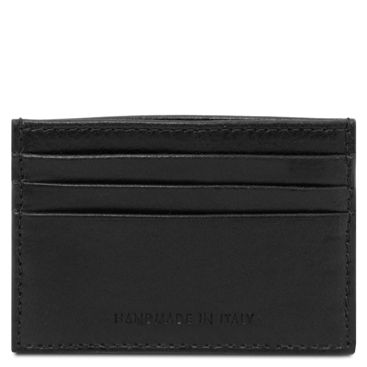 Porte-cartes homme SEI en cuir pleine fleur 6 cartes