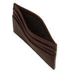 Porte-cartes homme SEI en cuir pleine fleur 6 cartes