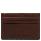 Porte-cartes homme SEI en cuir pleine fleur 6 cartes