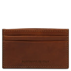 Porte-cartes homme QUATTRO en cuir pleine fleur 4 cartes