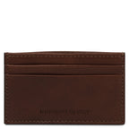 Porte-cartes homme QUATTRO en cuir pleine fleur 4 cartes