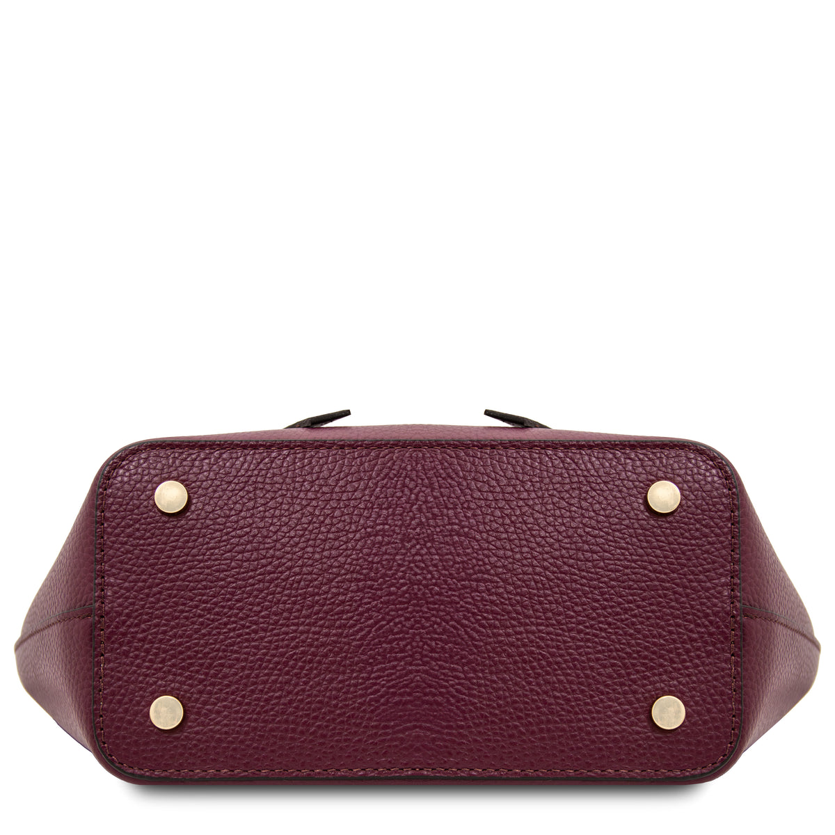 Sac cabas femme LEGAME compact en cuir véritable forme évasée
