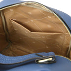 Sac à dos femme PRISMA compact en cuir véritable grainé