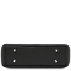 CUBETTO — Sac bandoulière compact en cuir grainé