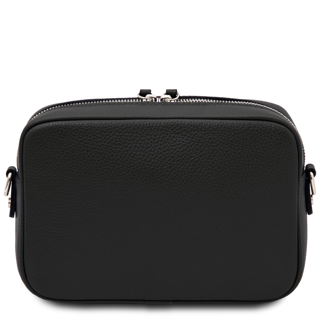 CUBETTO — Sac bandoulière compact en cuir grainé