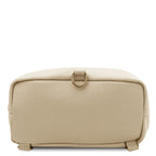 Sac à dos femme DUBLIN souple en cuir véritable grainé