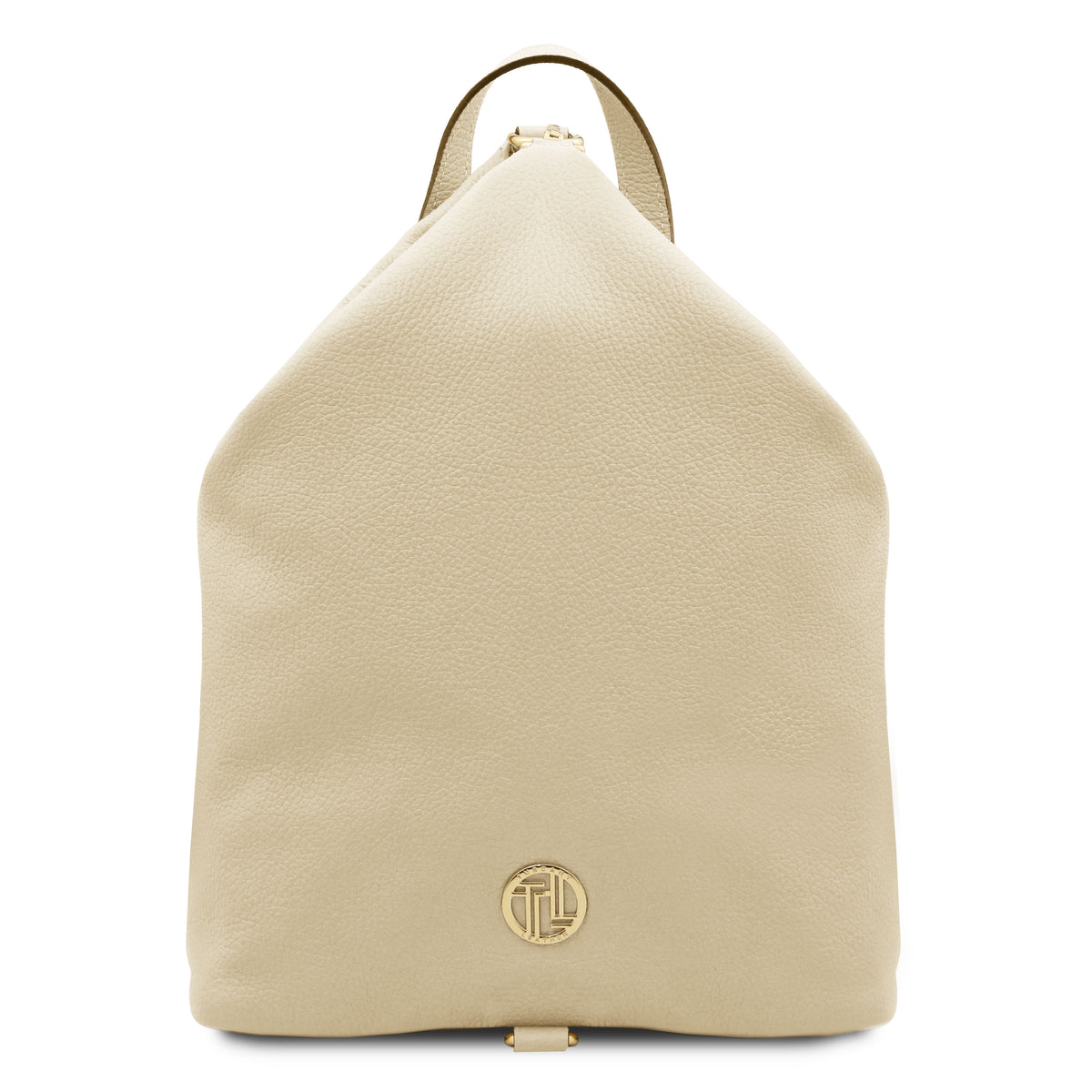 Sac à dos femme DUBLIN souple en cuir véritable grainé