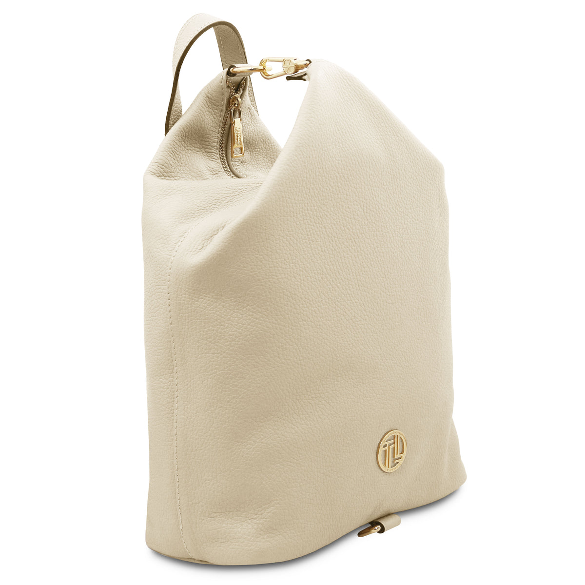 Sac à dos femme DUBLIN souple en cuir véritable grainé
