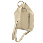 Sac à dos femme DUBLIN souple en cuir véritable grainé