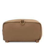 Sac à dos femme DUBLIN souple en cuir véritable grainé