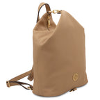 Sac à dos femme DUBLIN souple en cuir véritable grainé