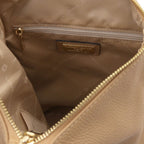 Sac à dos femme DUBLIN souple en cuir véritable grainé