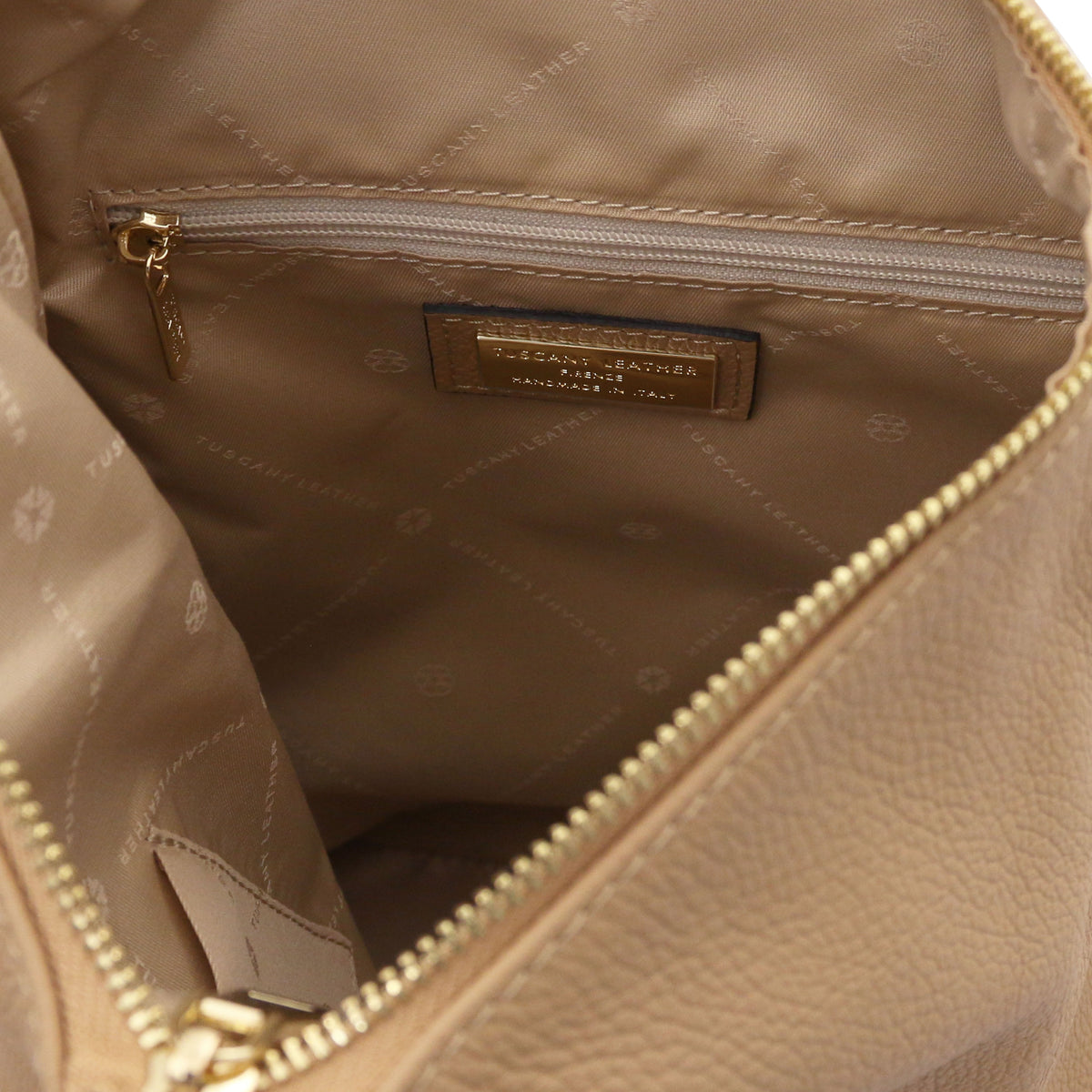 Sac à dos femme DUBLIN souple en cuir véritable grainé