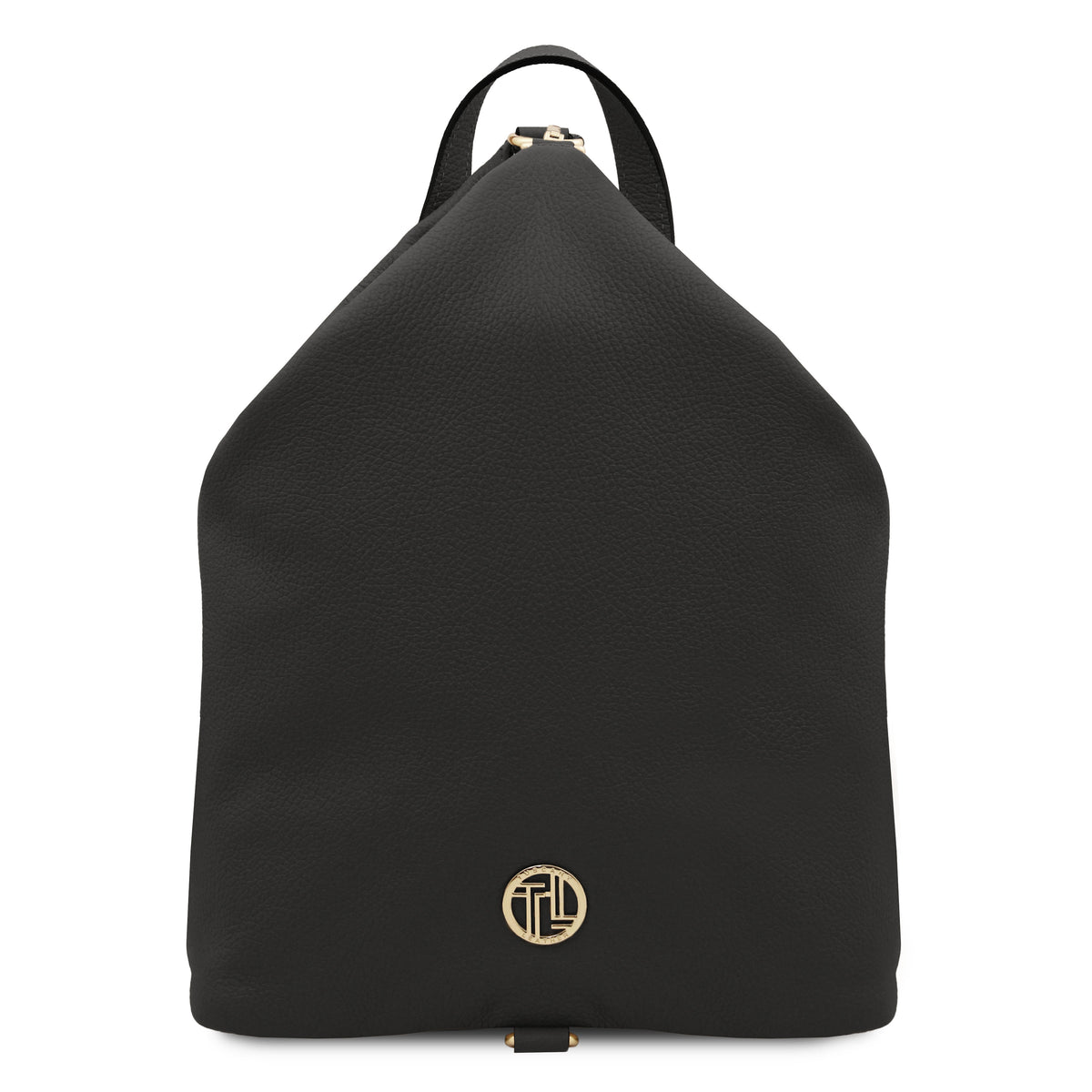 Sac à dos femme DUBLIN souple en cuir véritable grainé