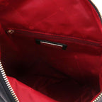 Sac à dos femme DUBLIN souple en cuir véritable grainé