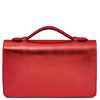 Pochette femme OPERA en cuir véritable avec bandoulière chaîne