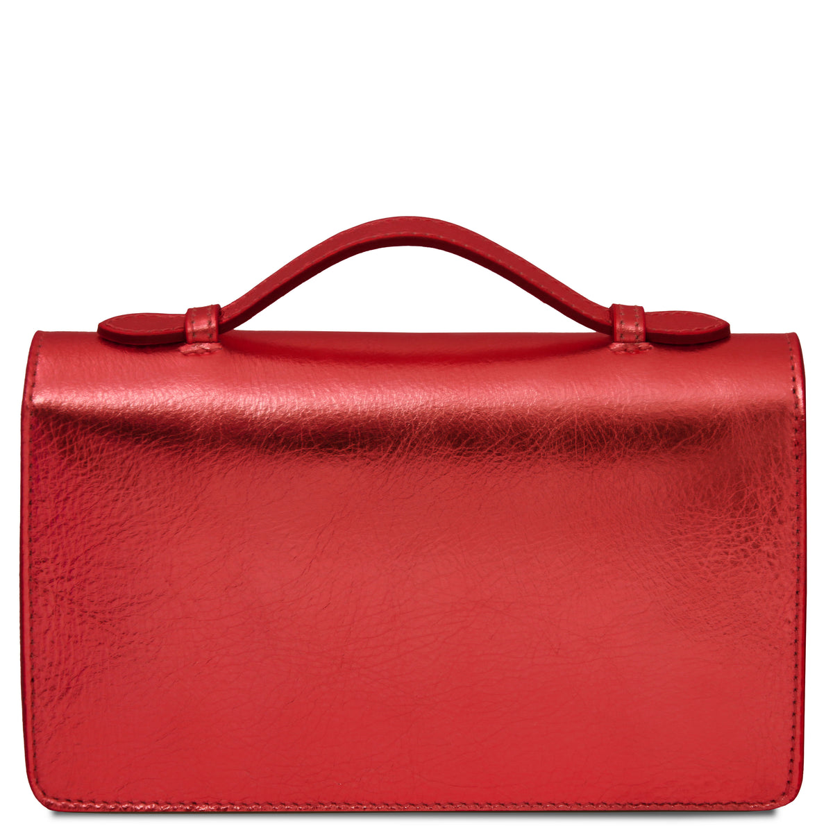 Pochette femme OPERA en cuir véritable avec bandoulière chaîne
