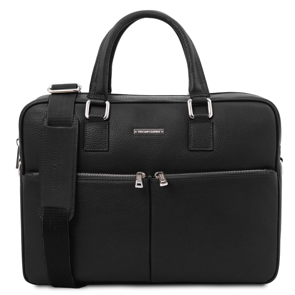 Cartable homme TREVISO cuir grainé ordinateur 15 pouces