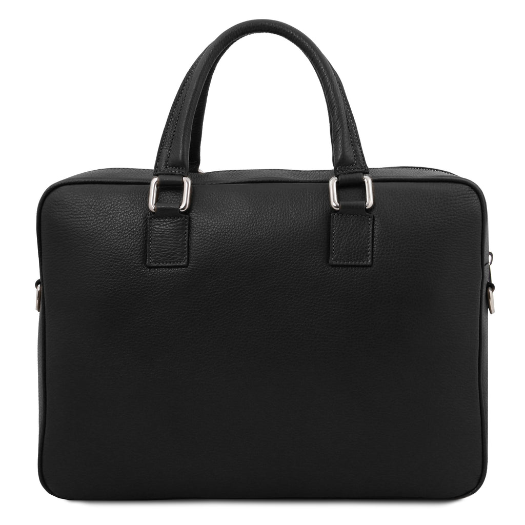 Cartable homme TREVISO cuir grainé ordinateur 15 pouces