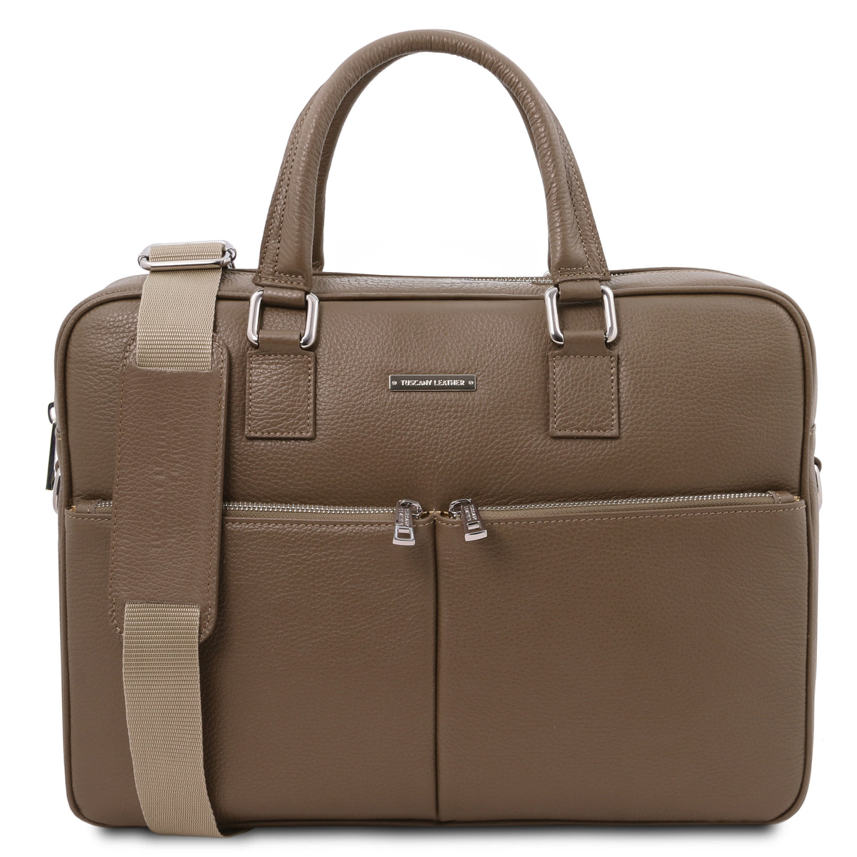 Cartable homme TREVISO cuir grainé ordinateur 15 pouces