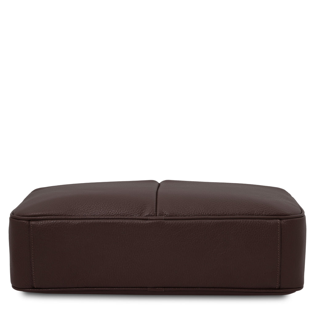 Cartable homme TREVISO cuir grainé ordinateur 15 pouces