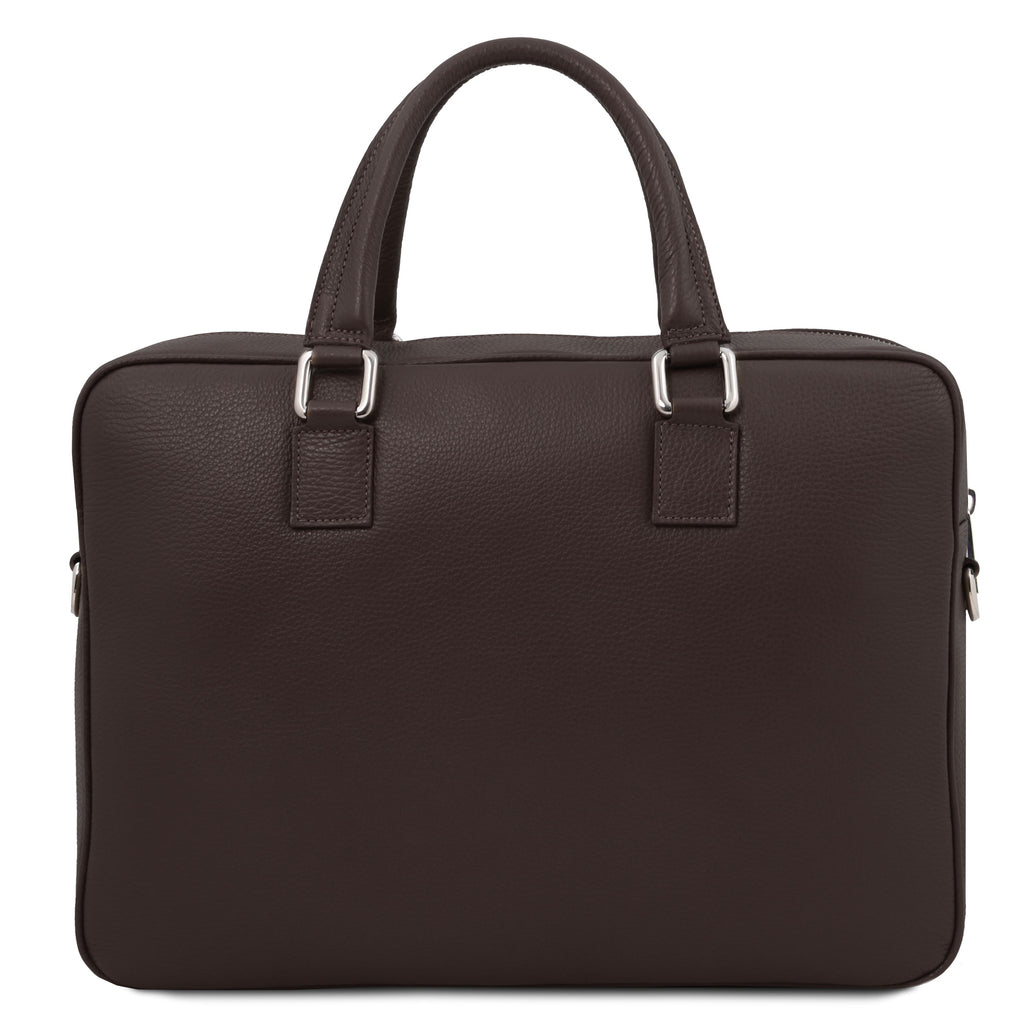 Cartable homme TREVISO cuir grainé ordinateur 15 pouces
