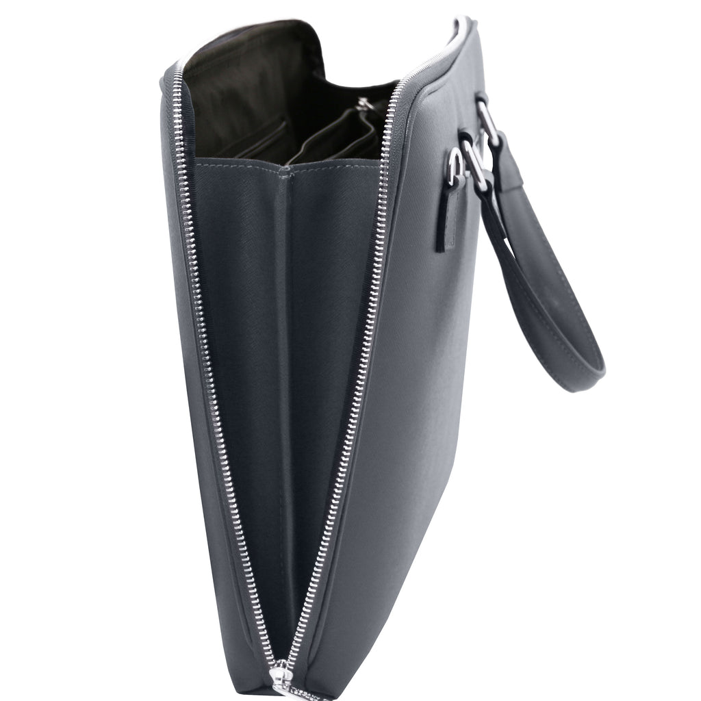 Sac business cuir Saffiano 2 compartiments format A4 VERONA