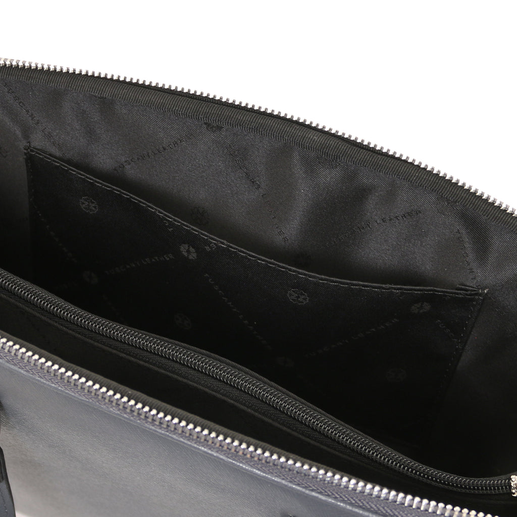 Sac business cuir Saffiano 2 compartiments format A4 VERONA